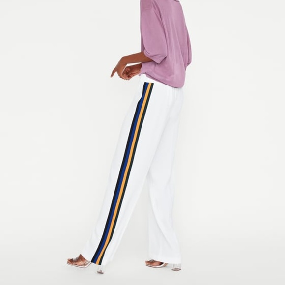 zara white tracksuit